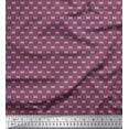 thumbnail image 1 of Soimoi Crepe Silk Fabric Arrow Small Print Fabric by The Yard 42 Inch Wide, 1 of 3