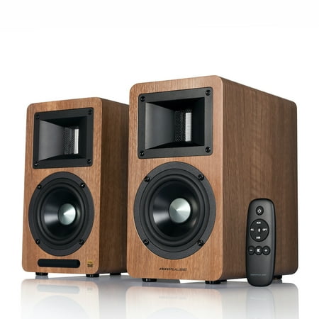 Airpulse A80 Hi-Res Audio Certified Active Speaker System  Built-in Amplifier  Optical  Sub out  Bluetooth 5.0 aptX  AUX  PC  and USB Inputs Brown-Pair price history on PriceWatchPro