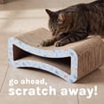 thumbnail image 5 of Kitty City Durable Cat Print Corrugated Cardboard Lounge Scratching Pad, O/S, 5 of 9