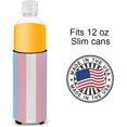 thumbnail image 4 of Caroline's Treasures Transgender Pride Ultra Slim cans Cold Beverage Hugger, Multicolor, 4 of 6