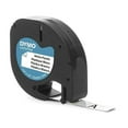 thumbnail image 2 of DYMO LT Plastic Labels for LetraTag Label Makers Black Print on White Labels 1/2-Inch x 13-Foot, 2 of 6