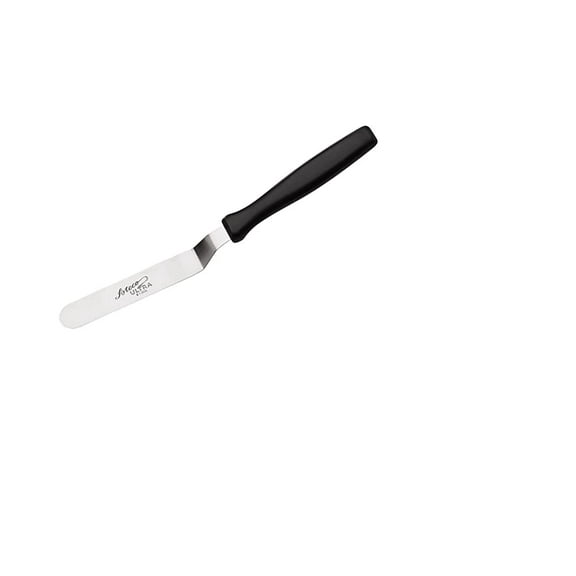 Ateco 1305 Ultra Offset Spatula with 4.25 by .75-Inch Stainless Steel Blade, Plastic Handle, Dishwasher Safe