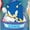 Blue Sonic, variant on Zak Designs 16oz Mario Jubilation Water Bottle