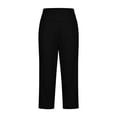 thumbnail image 5 of Zulora Women's High Waisted Capri Yoga Pants with Side Pockets Stretchy Slim Fit Cropped Leggings for Women Quick Dry Comfortable for Running Jogging Pilates Workout and Everyday Casual Wear, 5 of 8