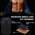 thumbnail image 4 of Lilvigor Sweat Shaper Men’s Premium Workout Compression Athletic Zip Tank Slimming Zip Vest Training Zip Tank Top, 4 of 6