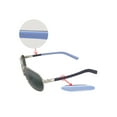 thumbnail image 2 of Walleva Ice Blue Polarized Replacement Lenses for Maui Jim Guardrails Sunglasses, 2 of 5