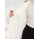 thumbnail image 5 of Chaleco Sin Mangas para Mujer con Cuello de Solapa y Espalda Cruzada Plisado Sin Mangas blanco XS, 5 of 6