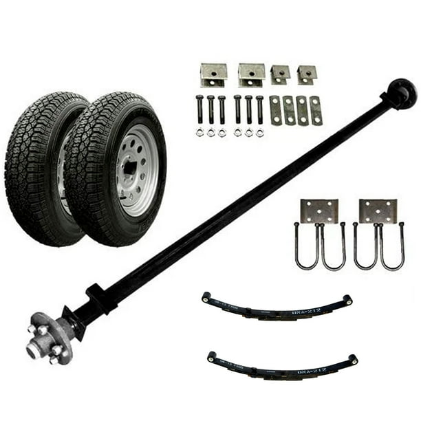 3500 lb Light Duty Single Axle Dexter Trailer Kit 3.5K Capacity