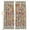 Light Beige, variant on Boho Flowers Blackout Curtains for Bedroom/Living Room, Pinch Pleated Black Out Curtains, Spring Abstract Watercolor Floral Leaf Room Darkening Window Drapes with Hooks 2 Panels, 39"x70"