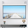 thumbnail image 2 of Soporte de pared para pantalla de proyector con soportes en L Suptek PRL002W, color blanco, 2 of 6