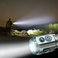 thumbnail image 5 of HaoXun Super Bright Magnetic Camping Flashlight - 4.25-inch Portable LED Flashlight with 9 Modes, RGB Side Lights, Type-C Fast Charging for Outdoor Camping, Hiking, Emergency Use, 5 of 9