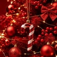 thumbnail image 5 of Christmas Hanging Ornaments Santa Snowman Candy Cane Pendants Tree Hanging Decor Indoor Xmas Party Supplies, 5 of 6