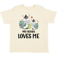thumbnail image 3 of Inktastic Zebra My Yiayia Loves Me Boys or Girls Toddler T-Shirt, 3 of 5