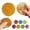 Orange, variant on Textured Mini Stress Balls,2.36in/6cm Mini Gumdrop Stress Balls,Textured Memory Gel Soft Stress Ball,Stress Relief Squeeze Ball for Adults