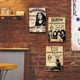 thumbnail image 5 of Música Metal Retro Pintura Hierro Rectangular 20x30cm 3 Uds., 5 of 9
