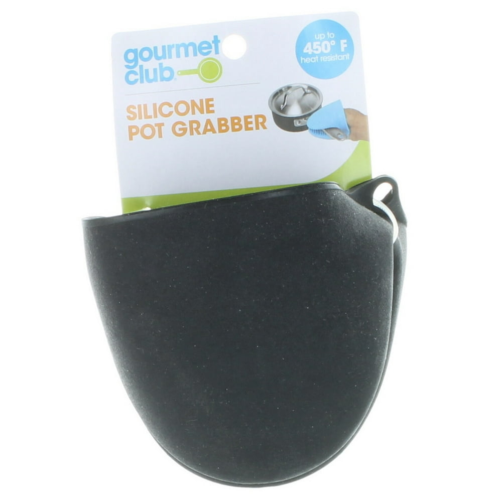 Silicone Pot Grabber Pot Holder With Heat Resistant Black
