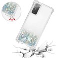 thumbnail image 5 of Compatible with Samsung Galaxy S20 FE Case Glitter Liquid Cute Clear Phone Case Floating Quicksand Shockproof Protective Bumper Silicone Soft TPU Case for Samsung Galaxy S20 FE Love Sliver, 5 of 12
