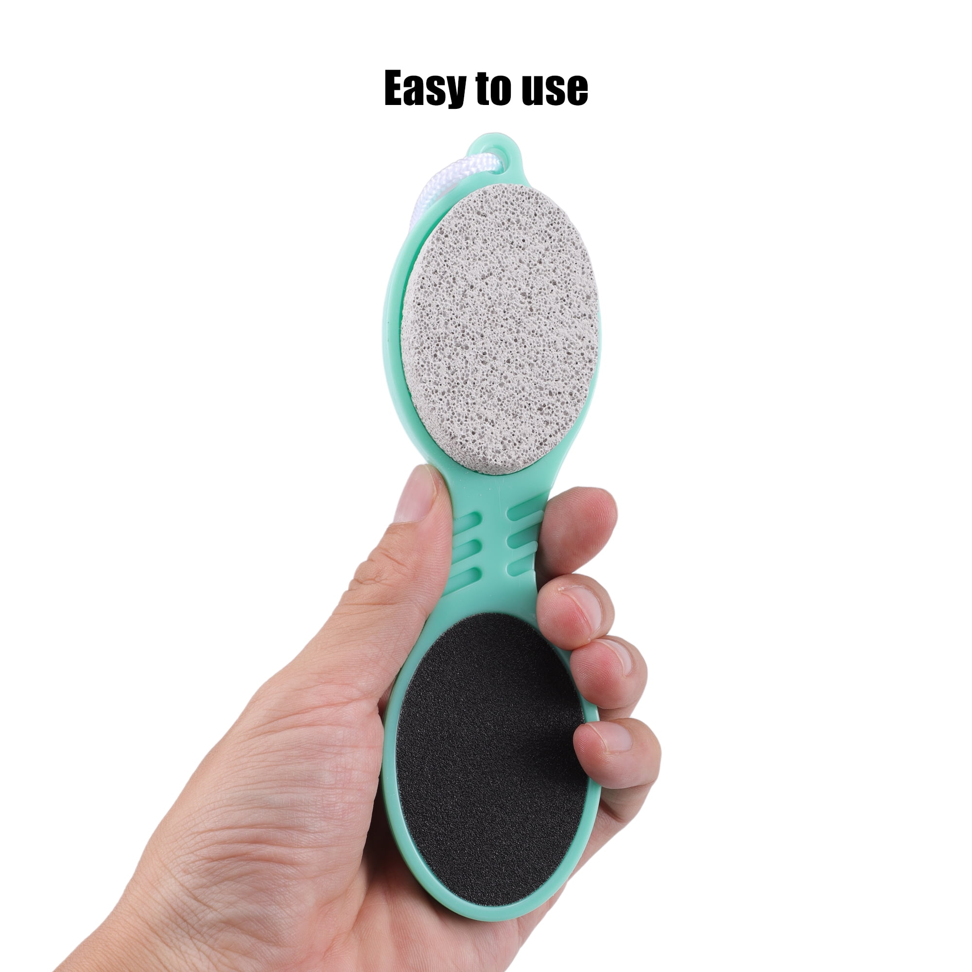 Unique Bargains 1 Pc Multi Purpose Foot File with Foot Scrubber Pumice Stone Foot Rasp Green
