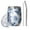 Blue Pioneer Flower, variant on 12oz Stemless Wine Tumblers Blue Pioneer Flower and Bird Vacuum Insulated Stainless Steel Travel Tumbler Cups Mug with Lid and Straw for Champaign,Cocktail,Beer with Cleaning Brush