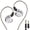 3.5mm + 4.4mm (No Mic), variant on TRN Conch HiFi in-Ear Monitors, DLC Diamond Diaphragm Dynamic Earphones with 3 Interchangeable Tuning Nozzle Filters