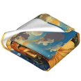 thumbnail image 2 of Bingfone Sunset Sky Sunflower Print Flannel Fleece Blanket Throw Blanket for Bed,Sofa,Couch,Travel,Camping(50"x40" ), 2 of 8