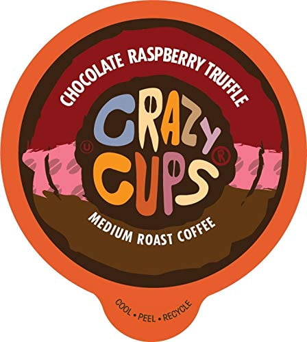 Photo 1 of Crazy Cups Flavored Coffee for Keurig K-Cup Machines, Chocolate Raspberry Truffle, Hot or Iced Drinks, 22 Single Serve, Recyclable Pods
EXP 3/1/2023