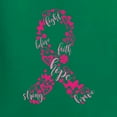 thumbnail image 2 of Wild Bobby, Breast Cancer Ribbon Love Hope Faith, Breast Cancer Awareness, Front and Back Women Graphic Tees, Kelly, X-Large, 2 of 4