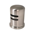 thumbnail image 3 of Westbrass R201-1-07 1-3/4" x 2-3/4" Solid Brass Air Gap Cap Only, Skirted, Satin Nickel, 3 of 4