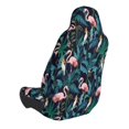 thumbnail image 2 of Daiia Flamingos And Birds Printed Car Seat Cover - Waterproof & Sweatproof - Universal Fit, Machine Washable, Non-Slip - Seat Protector for Car, Truck, SUV, Van (1 Pack), 2 of 5