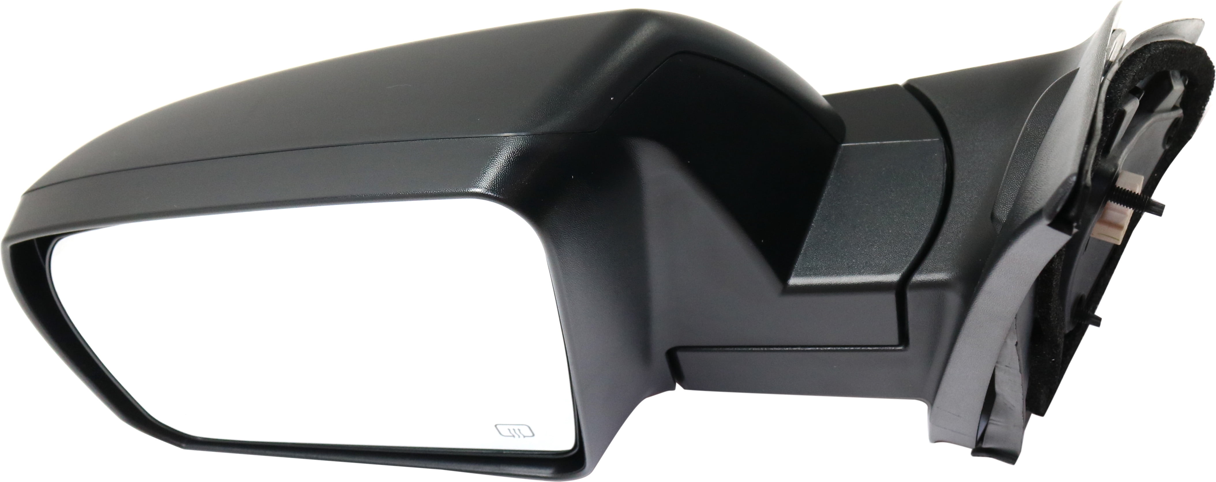 Mirror Compatible With 2014-2018 Toyota Tundra Left Driver Side Heated w/ Blind Spot Detection in Glass Textured Black Kool-Vue