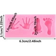 thumbnail image 2 of Silicone Fondant Molds Baby Foot Fondant Mold Baby Hand Silicone Molds For Cake, 2 of 6