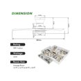 thumbnail image 4 of 52 Inch Flush Mount Ceiling Fan With LED Light-Black, 4 of 5