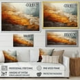 thumbnail image 4 of Designart "Geological Wonders Grey and Orange" Abstract Collages Canvas Art Print, 4 of 5