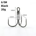 thumbnail image 6 of 5pcs Snagging Weighted Treble Hooks Large Snagging Hooks Salmon Bunker Snag Hook, 6 of 10