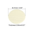 thumbnail image 5 of Uxcell Self-adhesive Screw Hole Covers Caps Dustproof Sticker White Maple Wood 3Pcs, 5 of 6