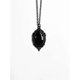 thumbnail image 1 of Collar con colgante de camafeo de cristal negro vintage para mujer, joyería de moda, 1 of 3