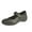 Black, variant on Roamers Girls Leather Touch Fastening School Shoe