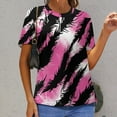 thumbnail image 6 of Animal Print Patterns T Shirts Basic T-Shirt Short Sleeve Ladies Tee Shirt Summer Graphic Clothing, 6 of 6