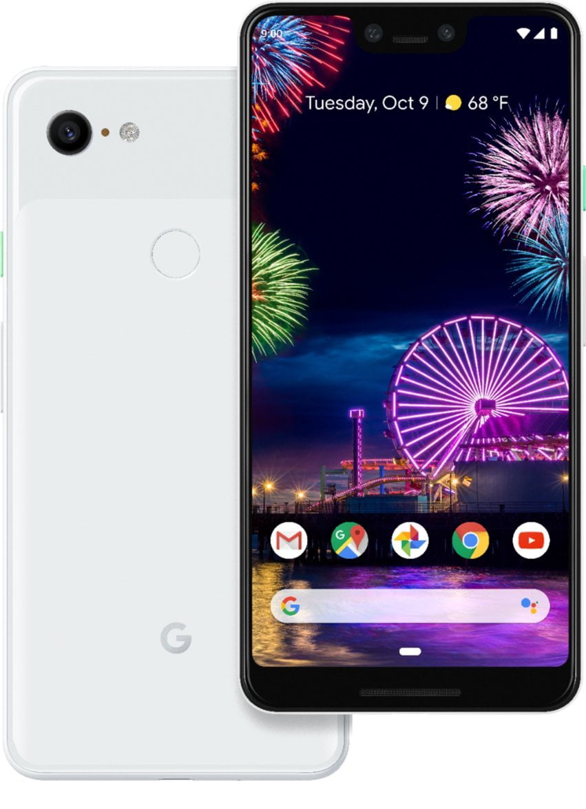 Google Pixel 3 XL 64GB Unlocked GSM & CDMA 4G LTE Android Phone w/ 12.2MP  Rear & Dual 8MP Front Camera - Clearly (Unlocked)