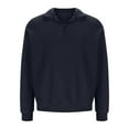 thumbnail image 6 of Wancir Men's Athletic Shirts Long Sleeve 1/4 Zip Lightweight Fleece Lined Golf Active Pullover Workout Shirts Sweatshirt, 6 of 7