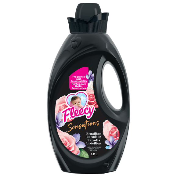 Fleecy Sensations Liquid Fabric Conditioner, Brazilian Paradise Scent, 1.36 L