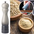 thumbnail image 2 of Qiangzon 8-Inch Wooden Manual Grinder Mill with Adjustable Ceramic Core, for Spices, Peppers, and Seasonings, Easy to Use and Clean, Durable Construction for Kitchen and Dining Grinder *1, 2 of 7