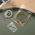 thumbnail image 3 of BUYISI Sealed Jewelry Storage Bags for Earrings Thickened Pvc Material for Protection 46 Threads 12*12, 3 of 9