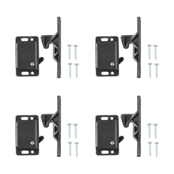 funtasica 4Set RV Drawer latches and Catches, Hardware ,Universal, Push Catches Latch RV Cabinet Door latches and Catches for RV Boat