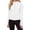 #23White, variant on UV Protection Women's Full Zip Mock Neck Athletic Jacket Long Sleeve Thumb Holes Slim Fit for Yoga Gym Workout Active Wear Royal Blue 4XL