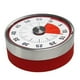thumbnail image 1 of Temporizador de cocina magnético NikouMX de Acero inoxidable 60 minutos rojo, 1 of 4