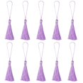 thumbnail image 1 of Unique Bargains 6.5' Silky Bookmark Tassels with Loop for DIY Craft Accessory, 20Pack Light Purple, 1 of 5