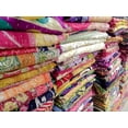 thumbnail image 3 of Edredón Mycrafts Indian Vintage hecho a mano Kantha 100% algodón, 3 of 5