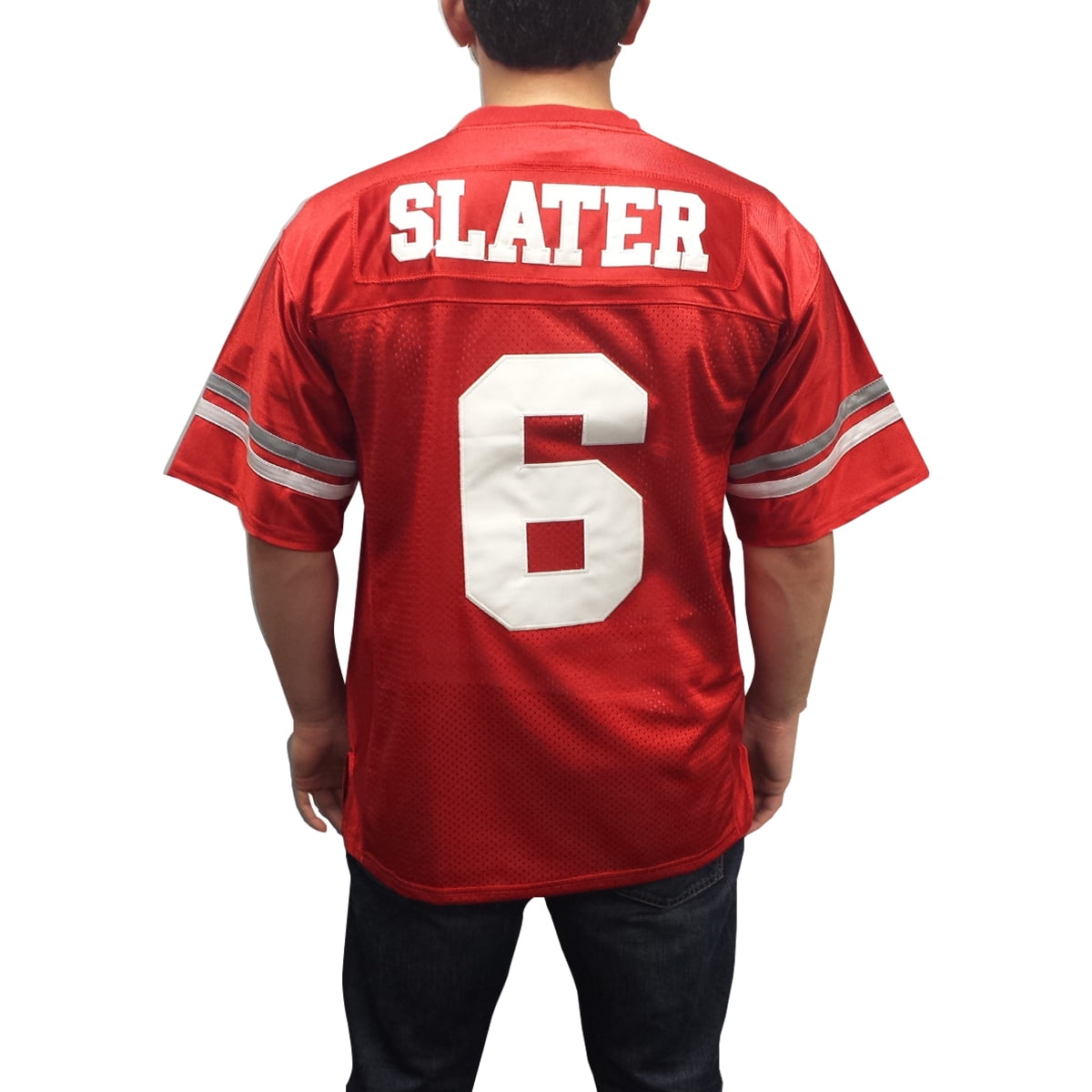 A.C Slater #6 Bayside Football Jersey Saved By The Bell AC Costume Uniform TV 
