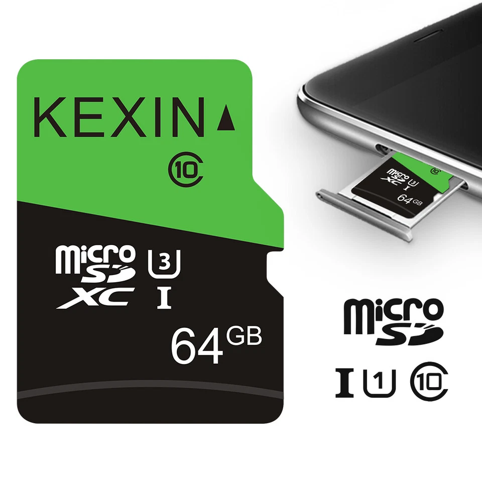 CRESTIN- 64Gb Micro Sd Card Memory Tf Card Sdhc Uhs-I For Phone Camera Class 10
